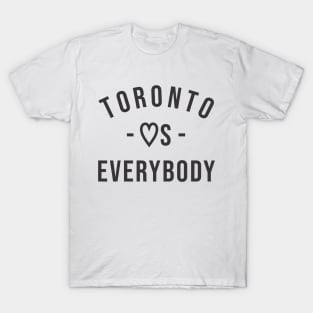 Toronto Loves Everybody Black T-Shirt